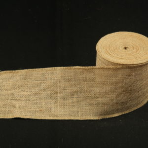 Jute Ribbon Stitched Edges 10 cm