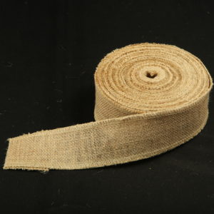 Jute Ribbon Stitched Edges 5 cm