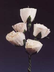 Sola Romantic Rose With Leaves
