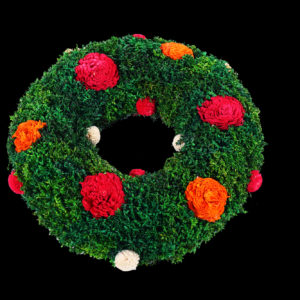 Wreath Corn Grass with Sola