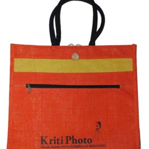 Jute Shopping Bag Laminated Self Handle JSB 009