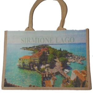 Jute Shopping Bag Laminated Self Handle JSB 011